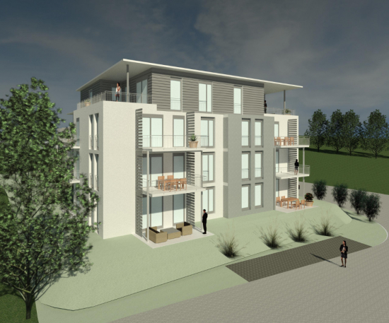 Wohnanlage "Auenhöfe" - Ansicht Osten