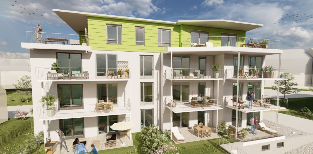 Neubauprojekt &quot;GRÜNE MITTE&quot; - Engen