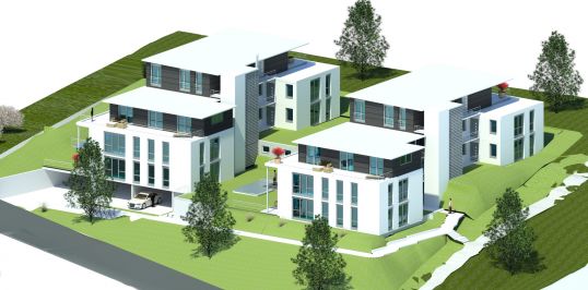 Wohnanlage Hewenblick - Perspektive Hewenstraße 2 Wohnanlage Hewenblick - Perspektive Hewenstraße 2