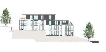 Haus B - Ansicht Süden Haus B - Ansicht Süden