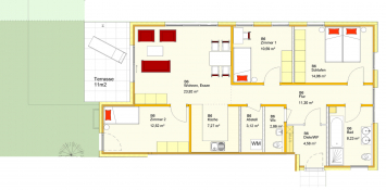 Grundriss Wohnung B6 Grundriss Wohnung B6