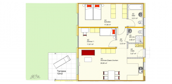 Grundriss Wohnung A2 Grundriss Wohnung A2
