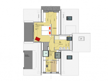 Wohnung B3 (Var. III) - Galerieebene 