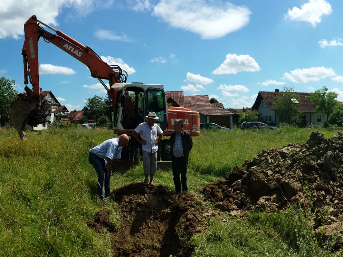 Entnahme von Bodenproben - Herbst 2016 