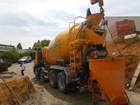 Wohnanlage Hewenblick - Anlieferung Beton - 17.05.2019 Wohnanlage Hewenblick - Anlieferung Beton - 17.05.2019