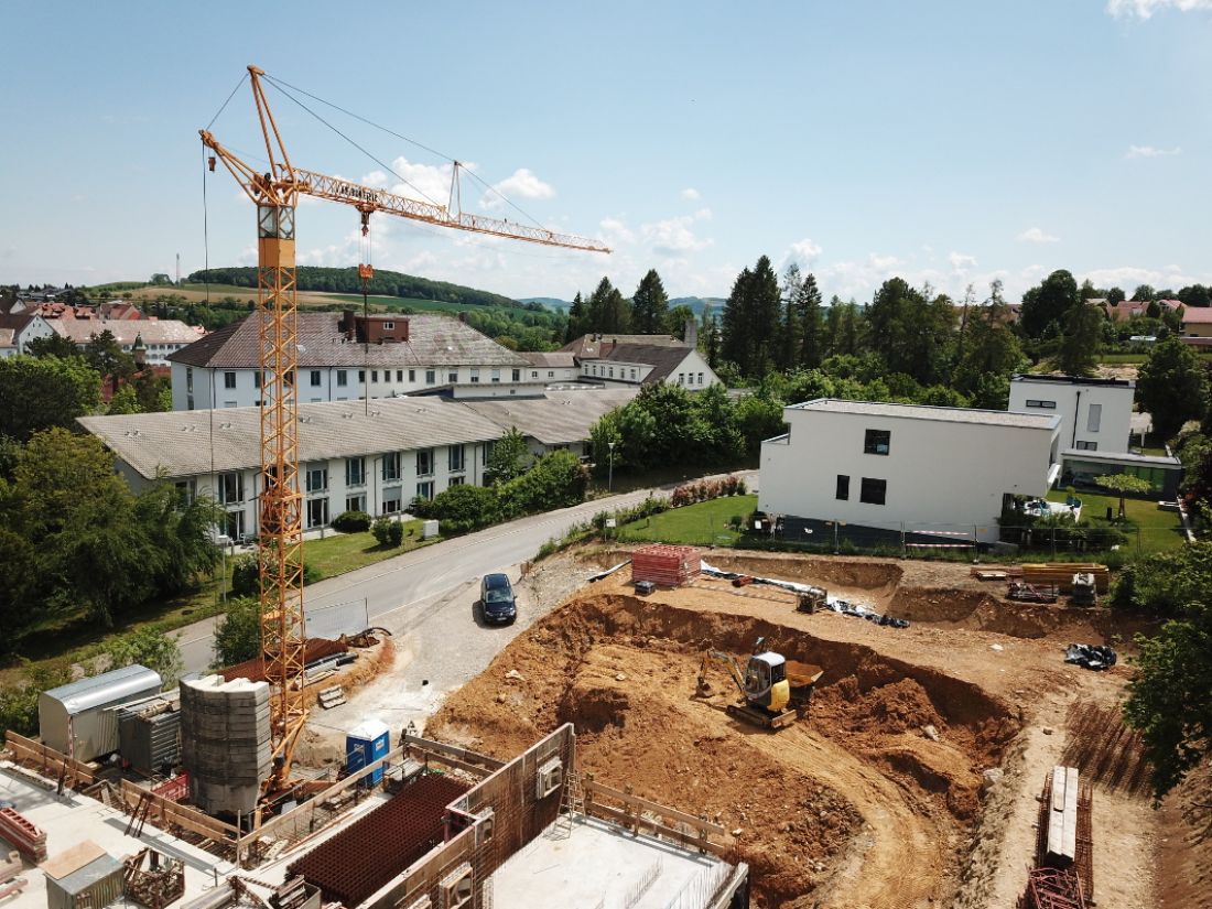 Baugrube Haus B - 01.07.19 Baugrube Haus B - 01.07.19