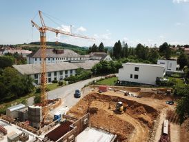 Baugrube Haus B - 01.07.19 Baugrube Haus B - 01.07.19