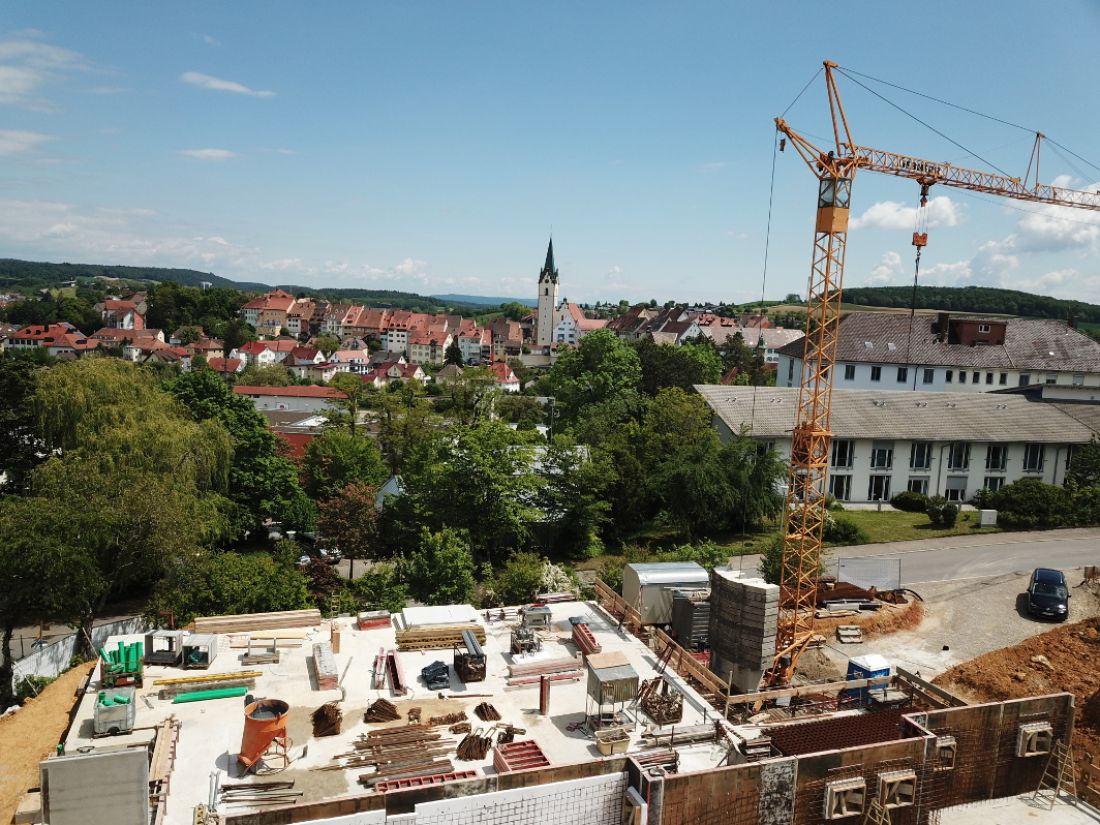 Baugrube Haus B - 01.07.19 Baugrube Haus B - 01.07.19