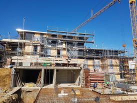 Rohbau Haus A - 01.10.19 Rohbau Haus A - 01.10.19