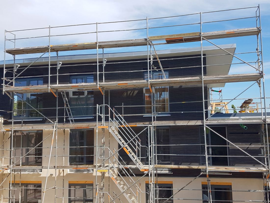 Holzschalung Haus A - 11.11.2019 Holzschalung Haus A - 11.11.2019