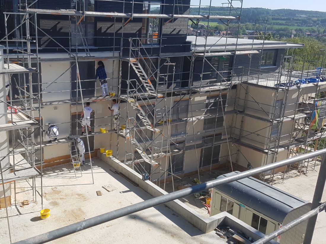 Außenputz Haus A - 08.05.2020 Außenputz Haus A - 08.05.2020