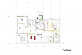 Grundriss Penthouse